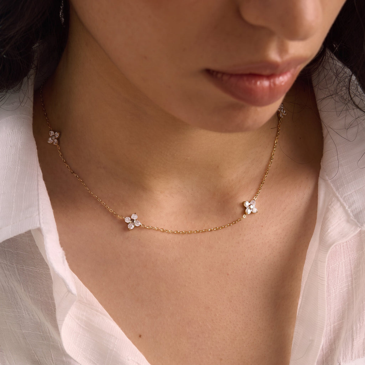 Randa Necklace — Styled on Model | Pellington