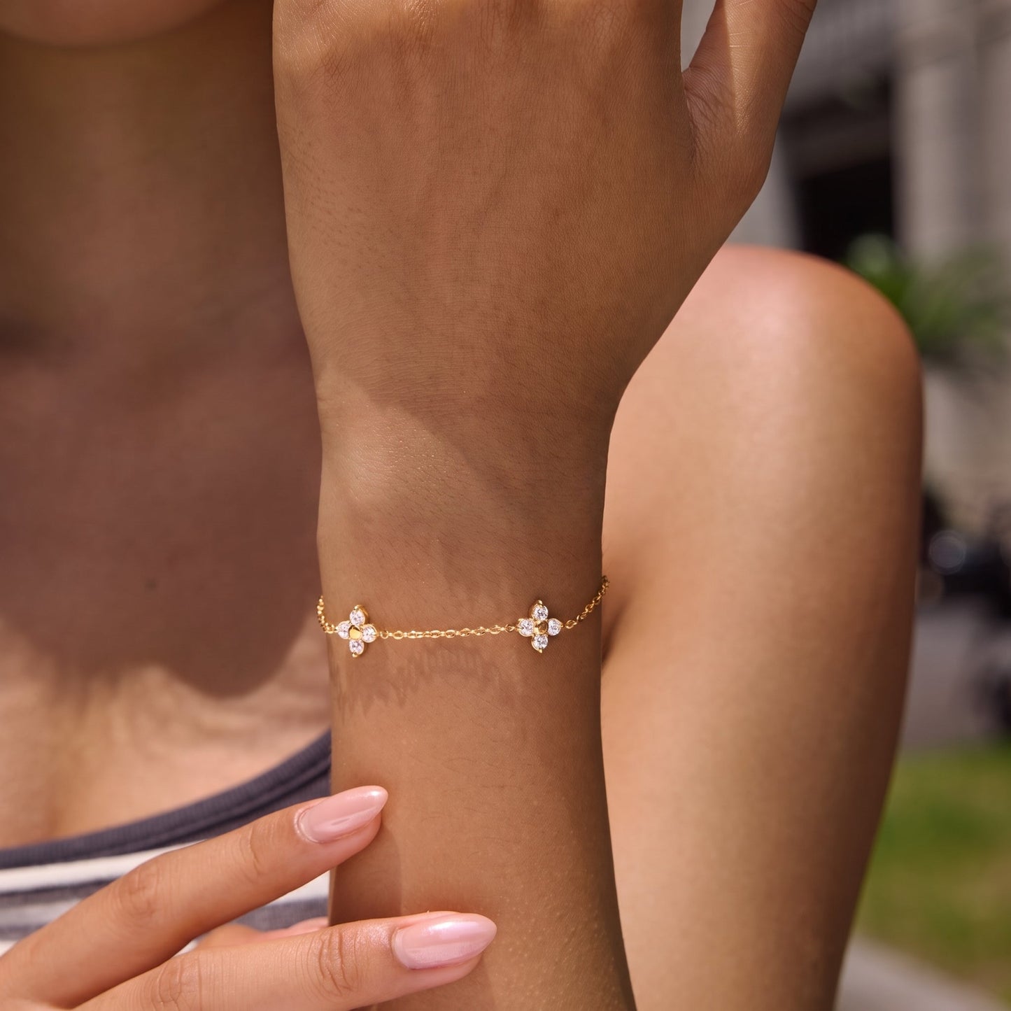 Randa Bracelet — Styled on Model | Pellington