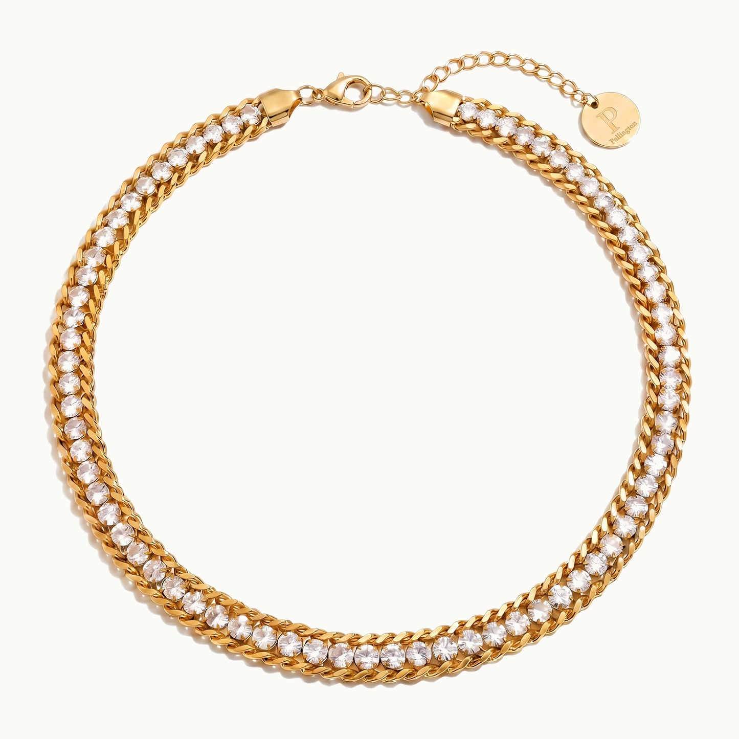Aseela Choker Necklace — 18k Gold Plated | Pellington