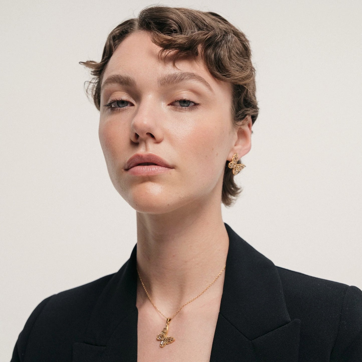 Farasha Necklace — Worn on Model | Pellington