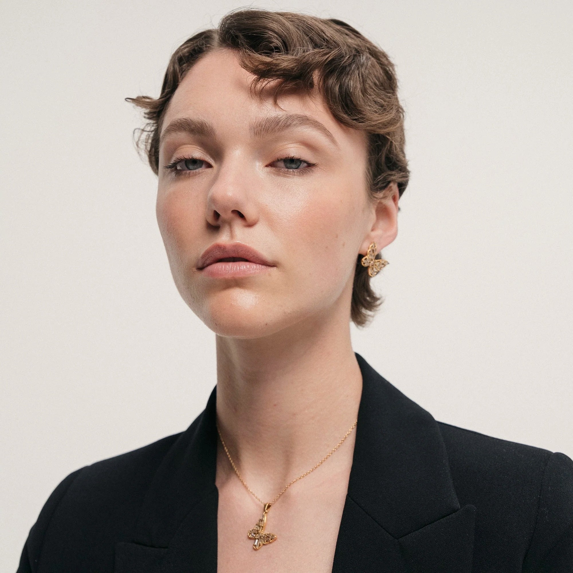 Farasha Necklace — Worn on Model | Pellington