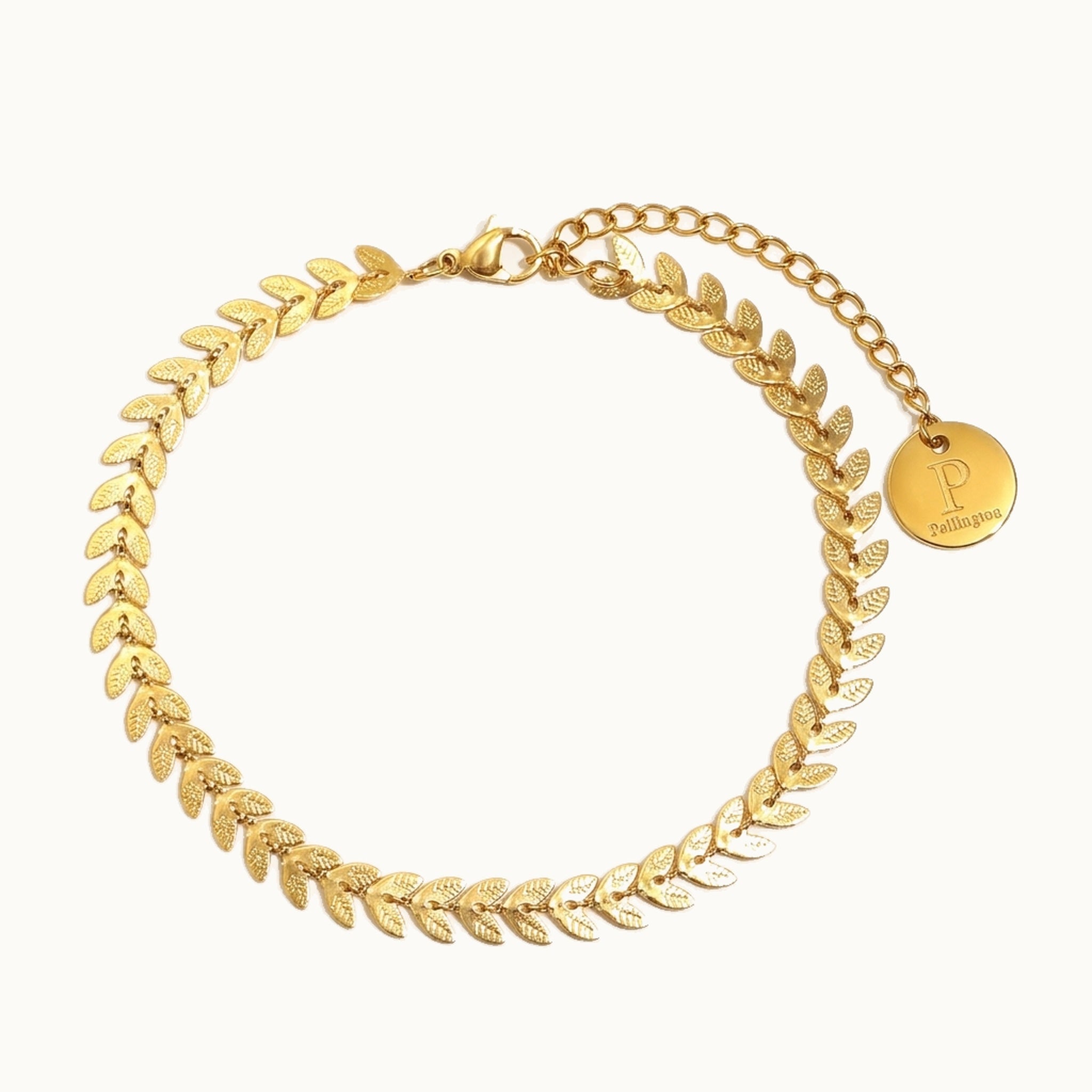 Haneen Anklet — Clasp, Extender and Signature Disc | Pellington