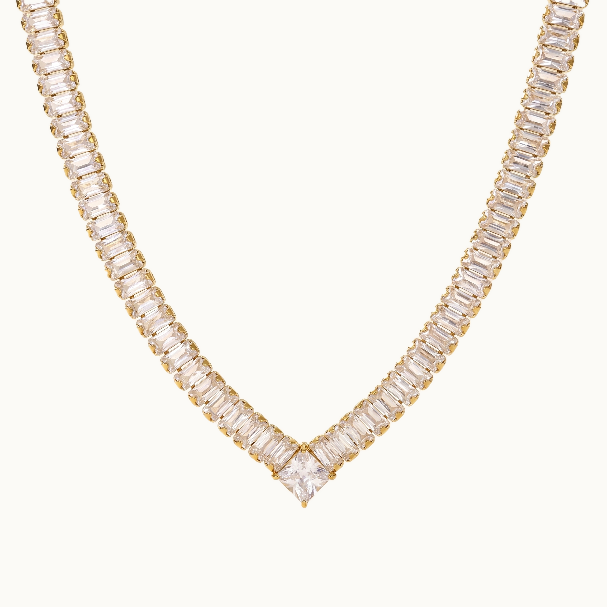 Ikhlas Tennis Necklace — Alternate View | Pellington