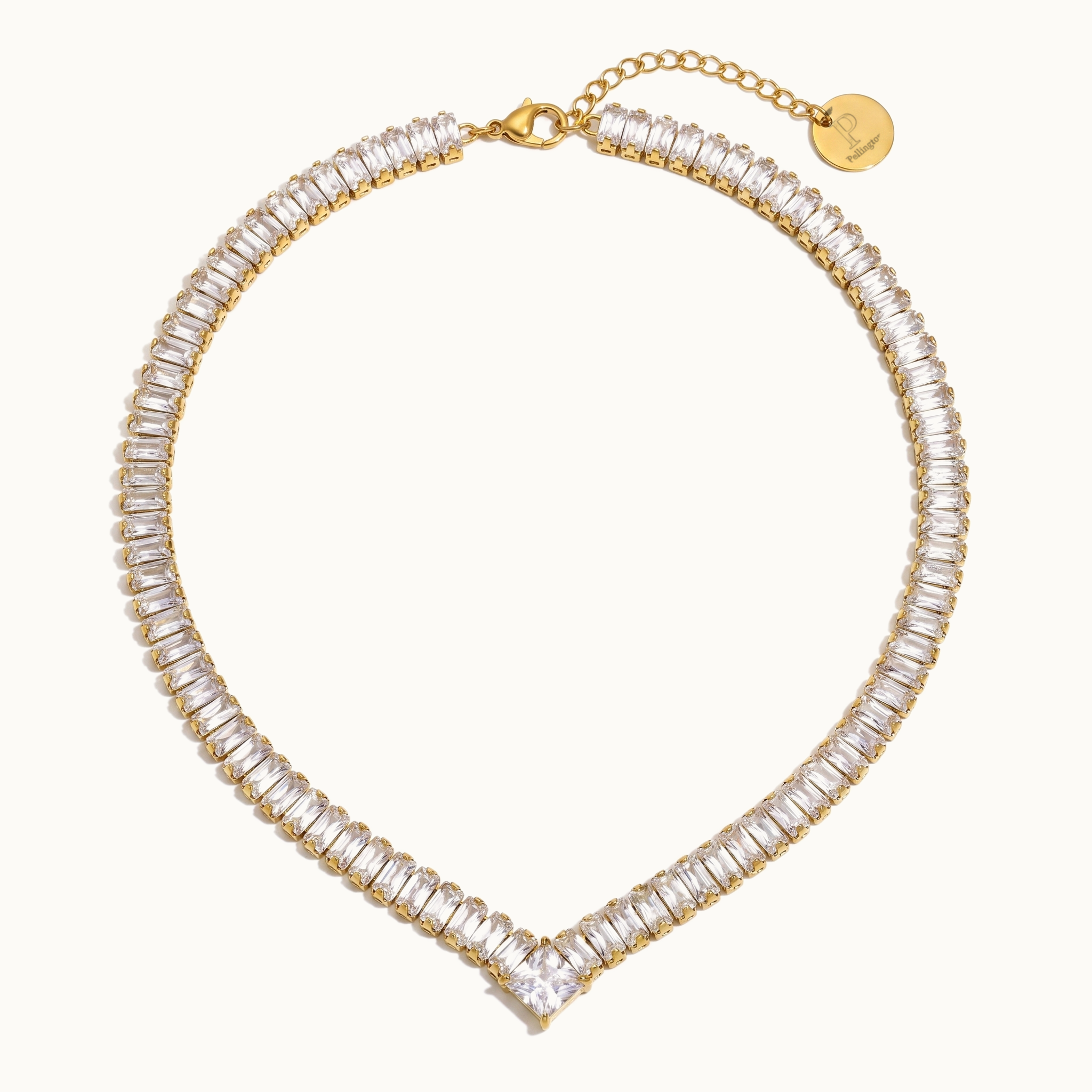 Ikhlas Tennis Necklace — 18k Gold Plated | Pellington