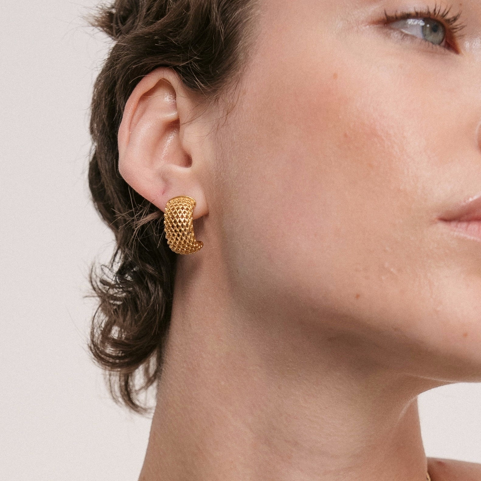 Dana Earrings — Worn on Ear | Pellington