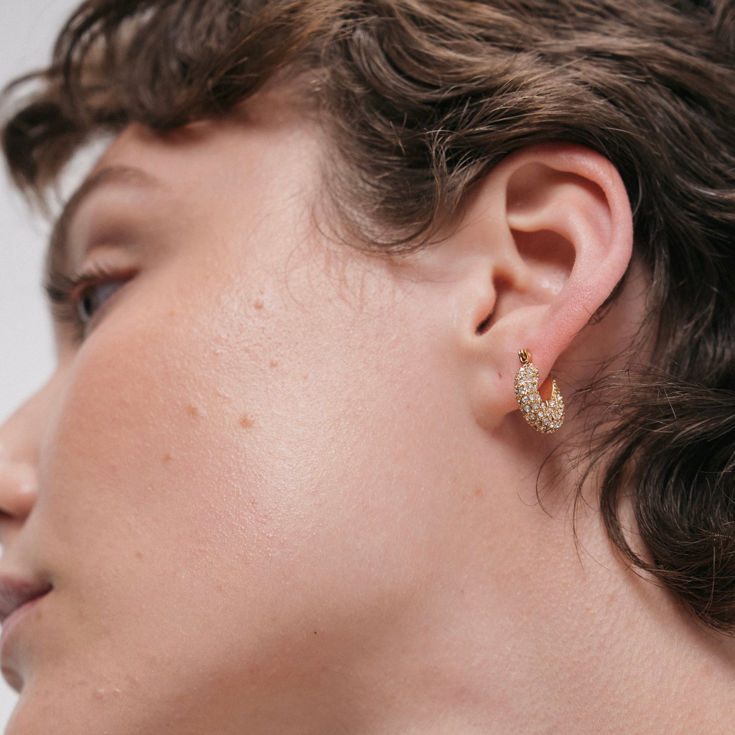 Raya Earrings — Worn on Ear | Pellington