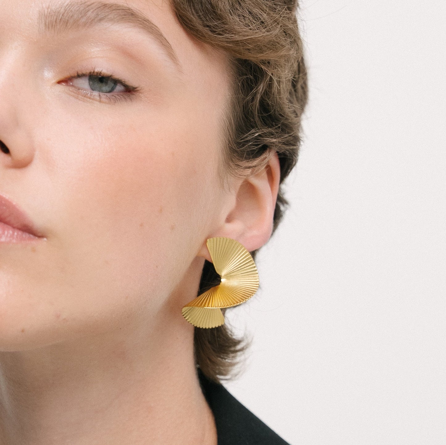 Pernia Earrings — Worn on Ear | Pellington