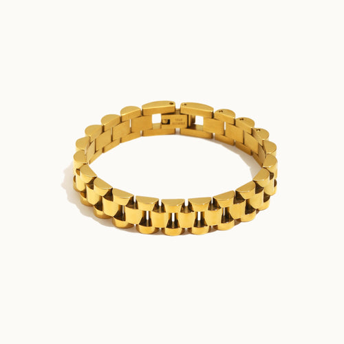 Jumanah Bracelet — Gold Watchstrap Bracelet | Pellington