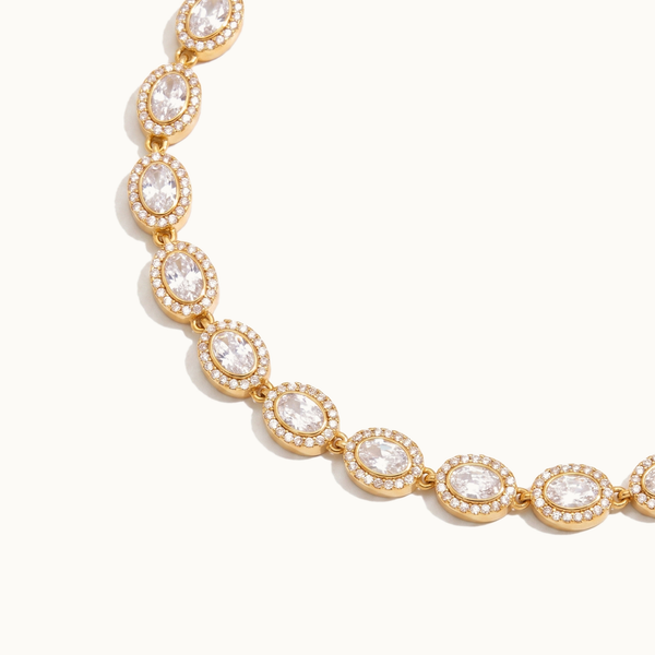 Layali Halo Tennis Bracelet