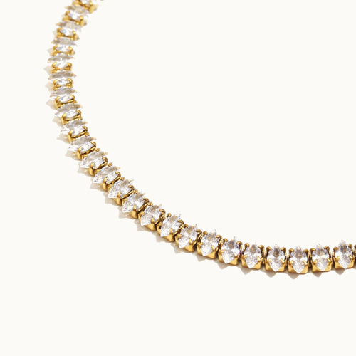 Leila Bracelet — Marquise Zircon Detail | Pellington
