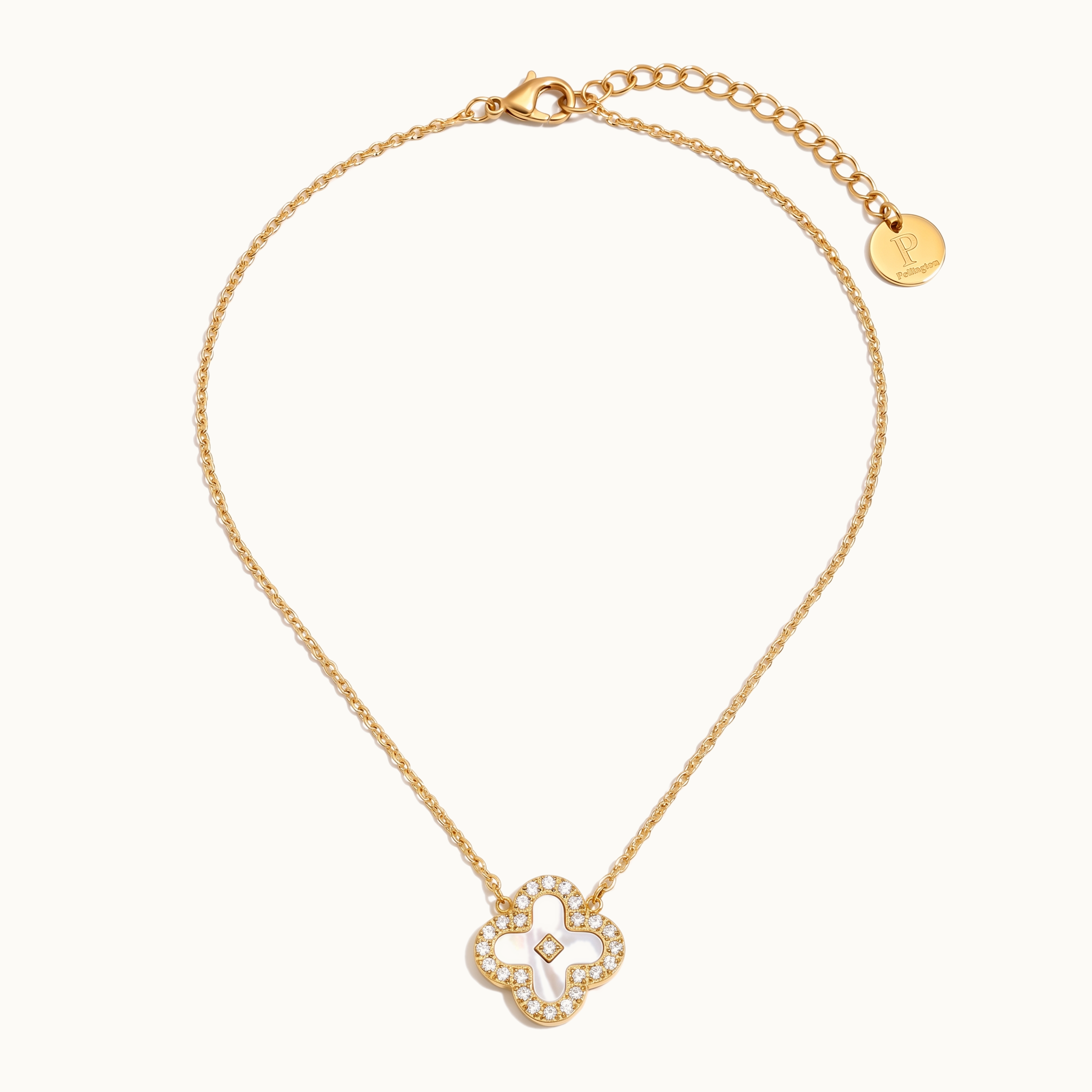 Opalia Clover Necklace — Full Necklace | Pellington