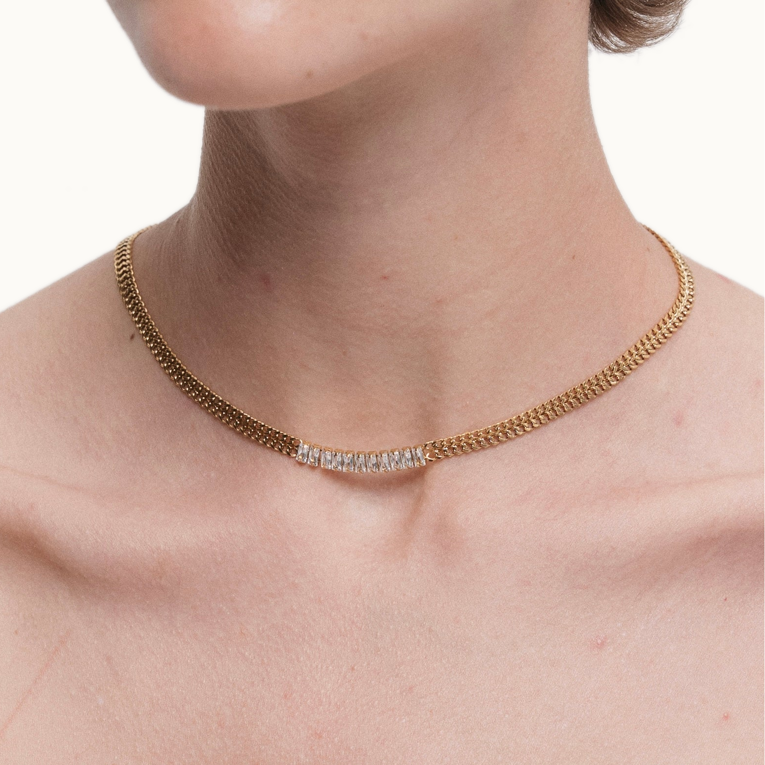 Tulum Necklace — Styled on Model | Pellington UAE