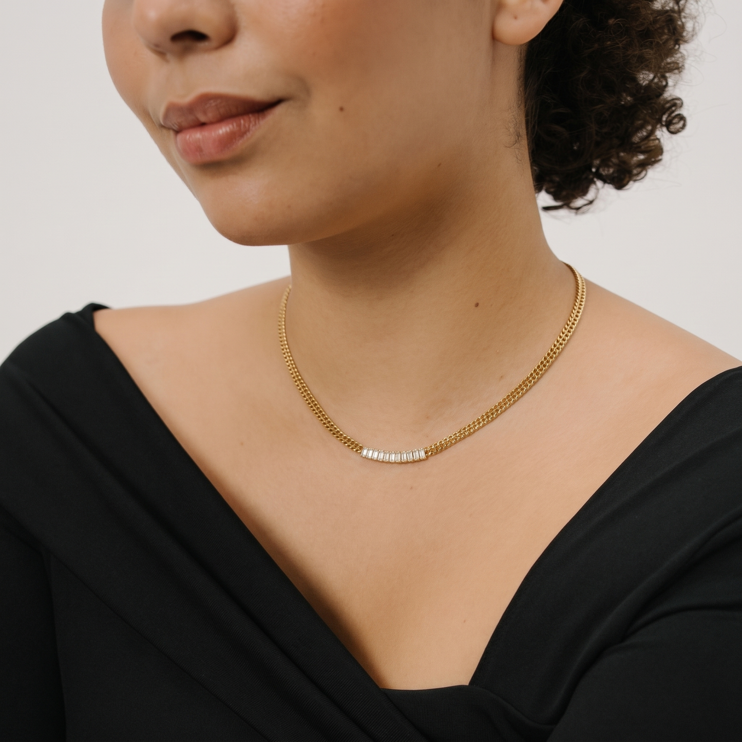 Tulum Necklace — Worn on Model | Pellington